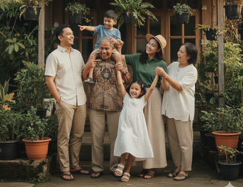 Toko baju untuk keluarga